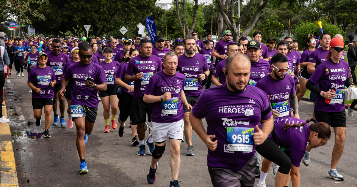Carrera 10k por los héroes en Bogotá