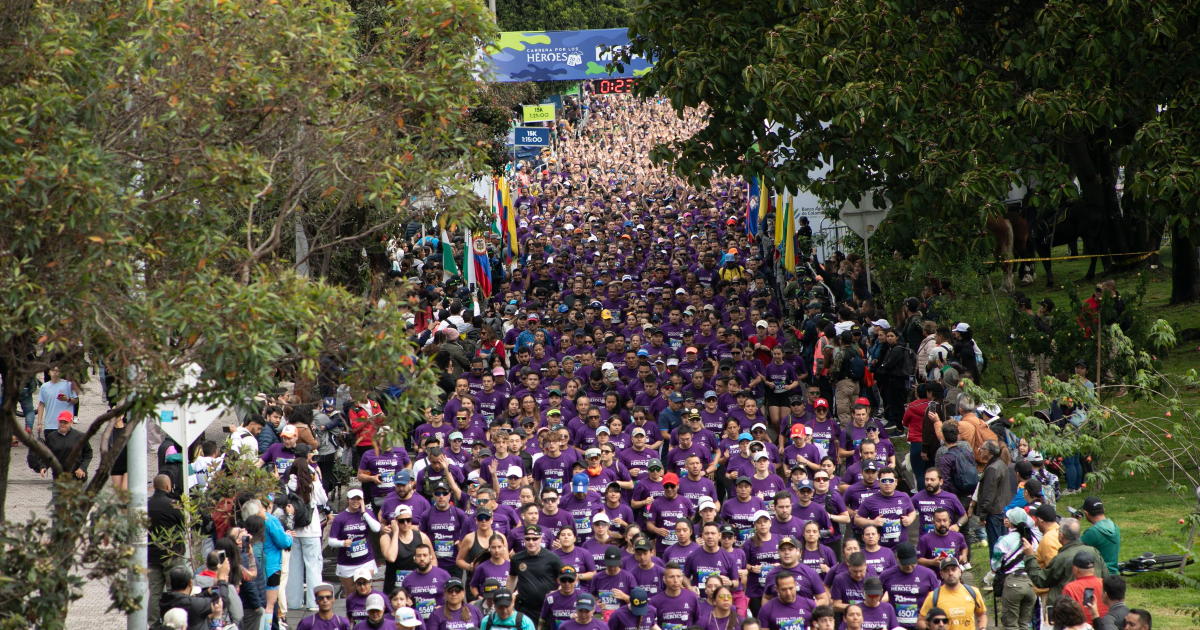 Carrera por los Héroes en Bogotá
