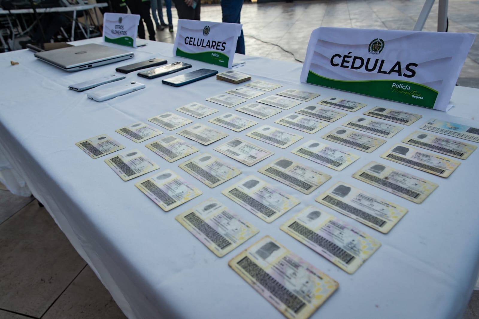 Fueron recuperadas 42 cédulas que se usaban para suplantar personas