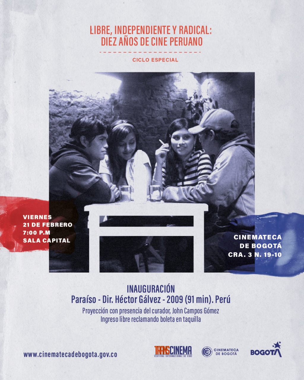 Ciclo de cine Peruano en la Cinemateca de Bogotá