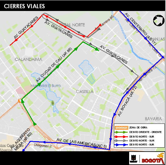 Cierre vial