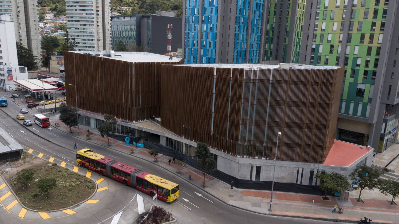 Imagen del edificio de la nueva Cinemateca de Bogotá