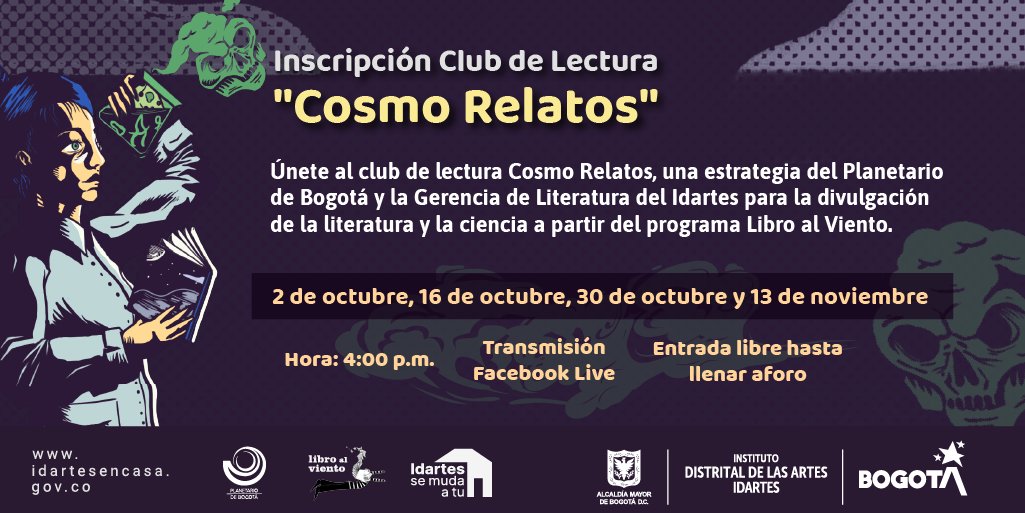 Club de lectura con el Planetario de Bogotá