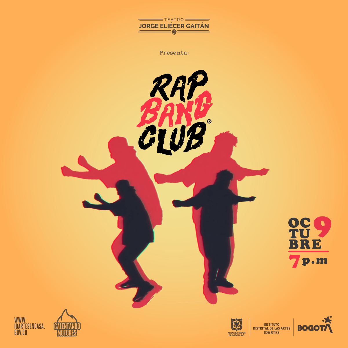 Concierto Rap bang club en el teatro jorge eliecer gaitan