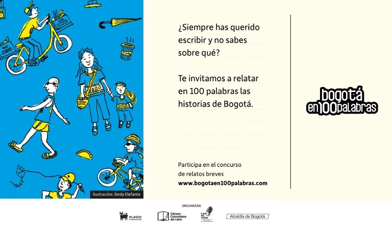 últimos días para participar en el concurso Bogotá en cien palabras