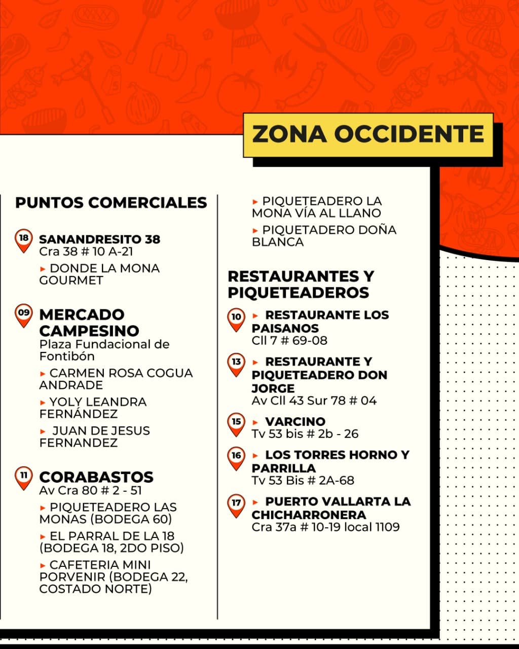 Conoce los 70 restaurantes y piqueteaderos Fritanga Fest 2025 Bogotá pieza 4