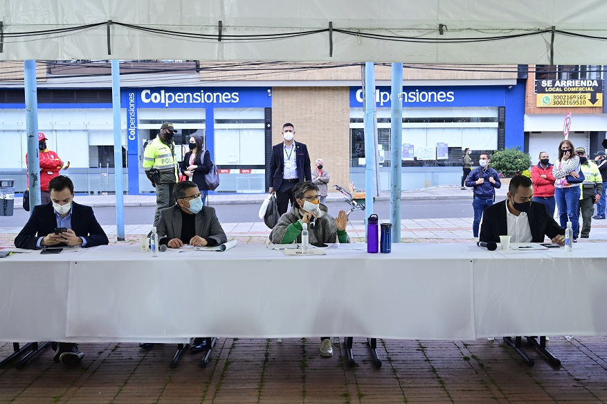 Alcaldesa lideró nuevo consejo de gobierno en Chapinero - Foto: Comunicaciones Alcaldía Bogotá