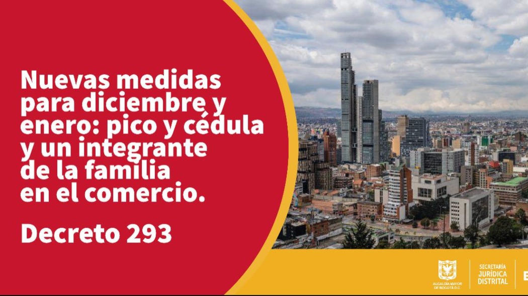 Decretos aprobados para su ejecución en Bogotá
