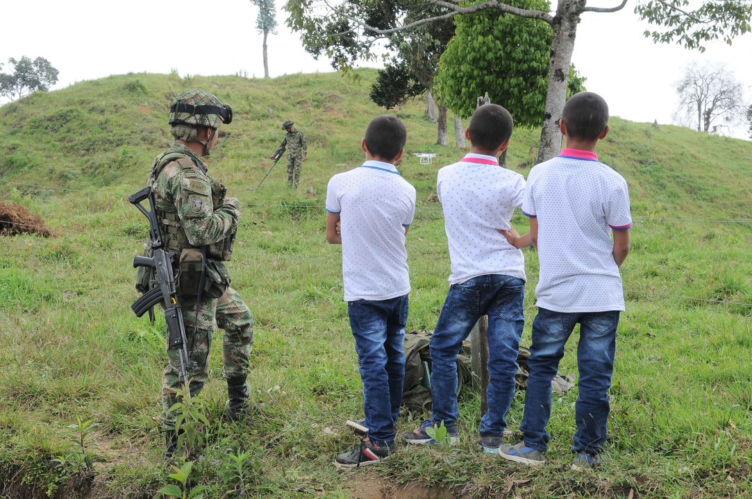 desminado niños