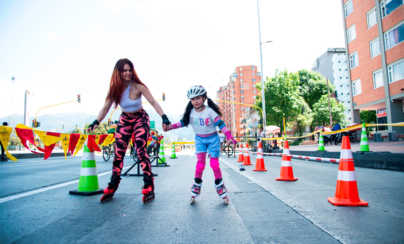 Ciclovía en Bogotá 