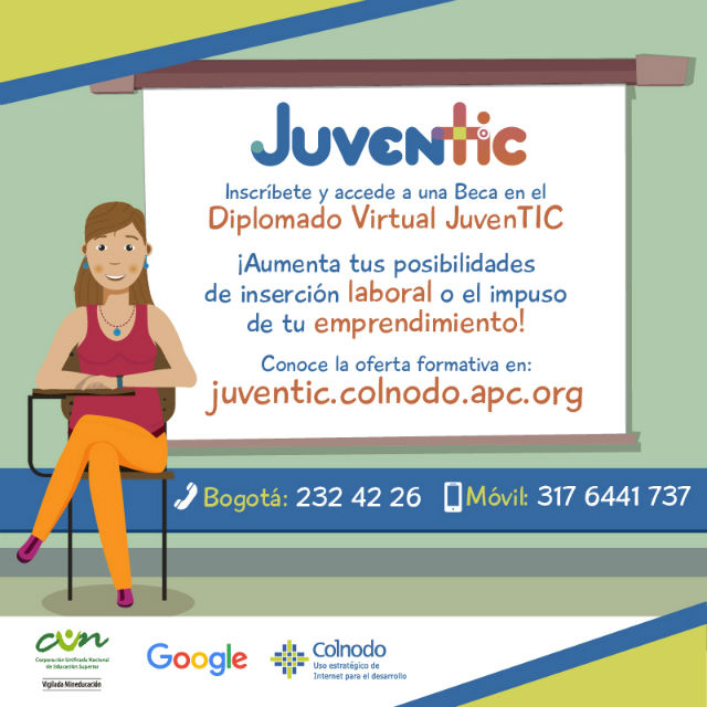 Ilustración del diplomado Juventic de las TICS 