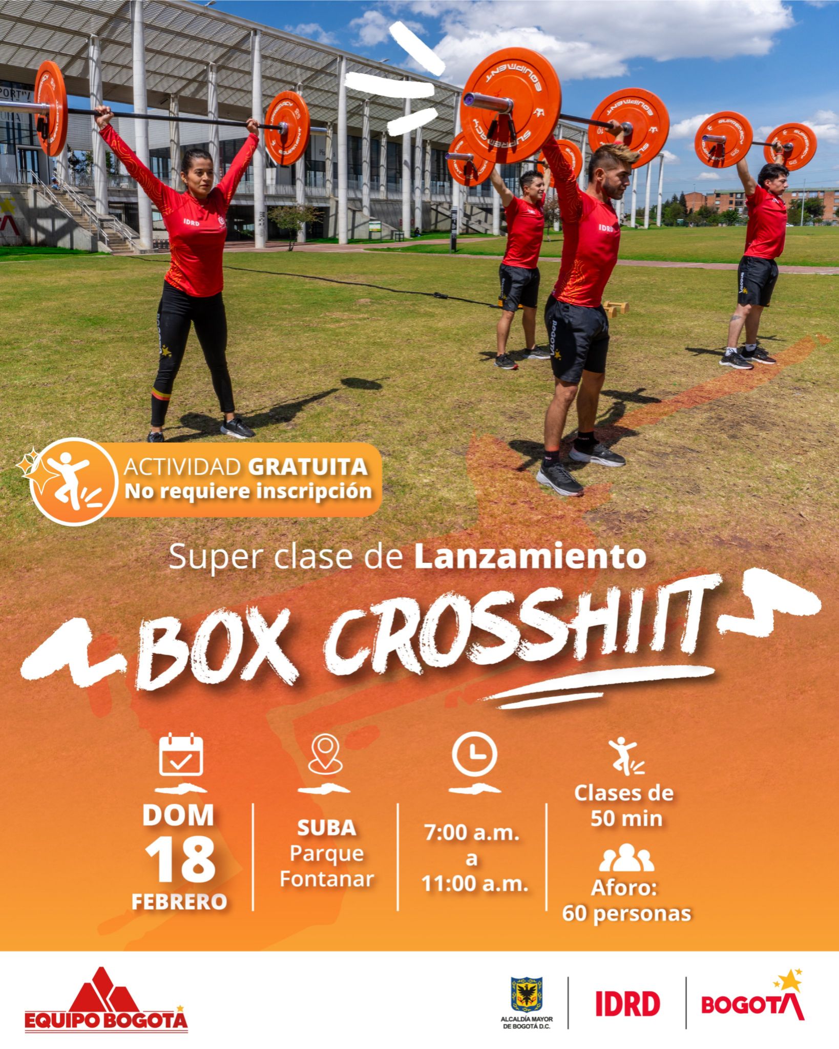 Marca el 18 de febrero en tu calendario y acompáñanos en el lanzamiento de los Box de CrossHiit