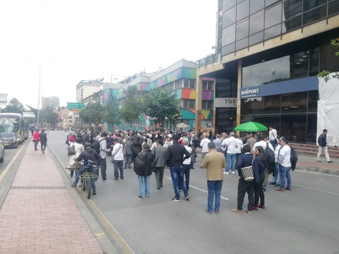 Movilizaciones en Bogotá el 28 de noviembre 