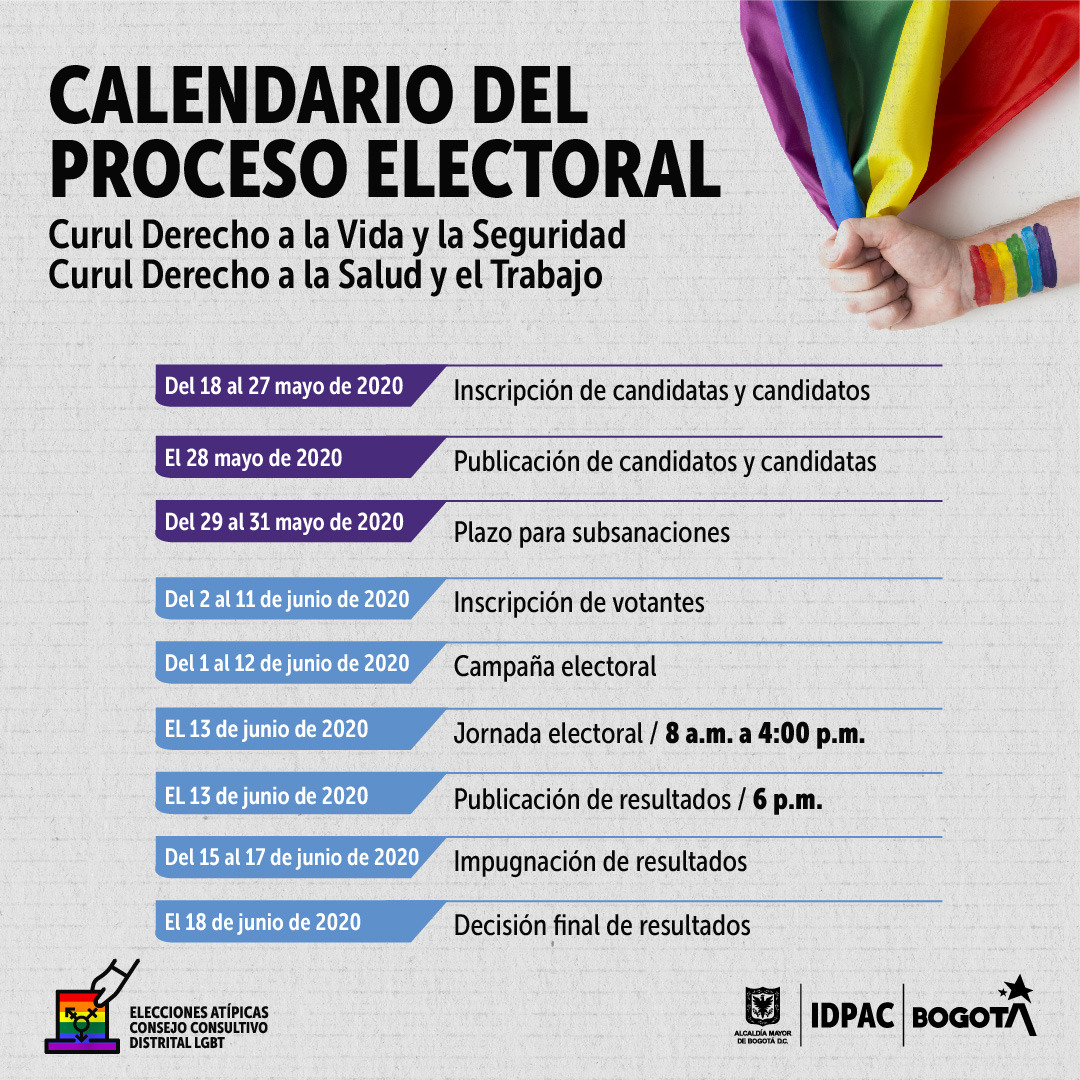 Elecciones Consejo Consultivo Distrital LGBT