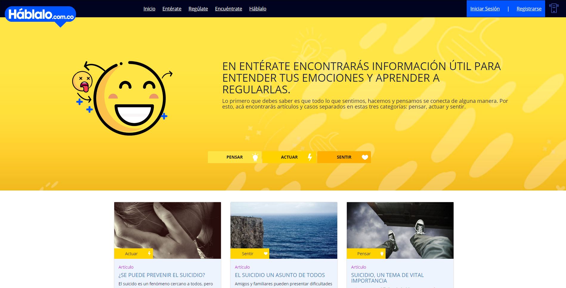 hablalo.comco, enterate salud mental Bogotá