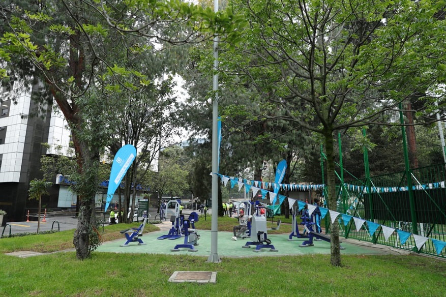 Foto: Diego BaumanAsí es el nuevo parque Japón en Chapinero - Foto: Comunicaciones Alcaldía / Diego Bauman 