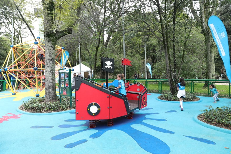 Foto: Diego BaumanAsí es el nuevo parque Japón en Chapinero - Foto: Comunicaciones Alcaldía / Diego Bauman 