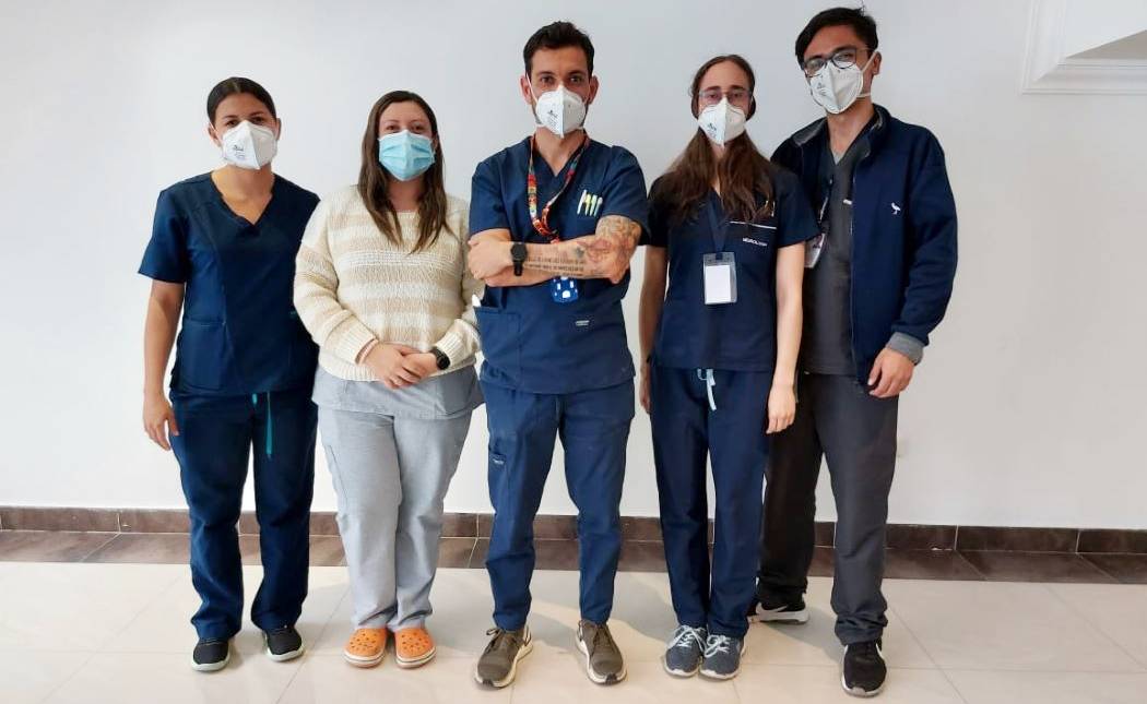 Imagen del equipo del Hospital Simón Bolívar