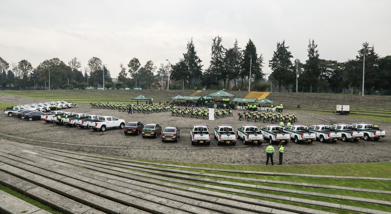 Entrega de equipos de seguridad en Bogotá