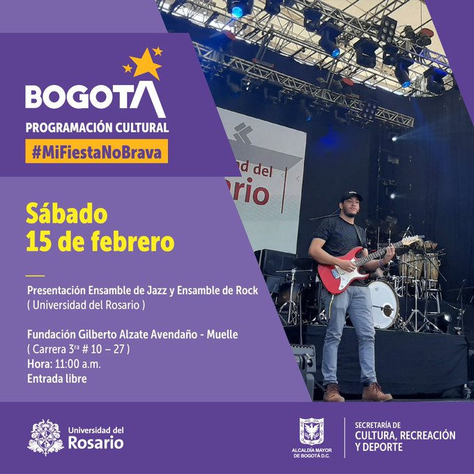 Sábados con ensambles de jazz y rock