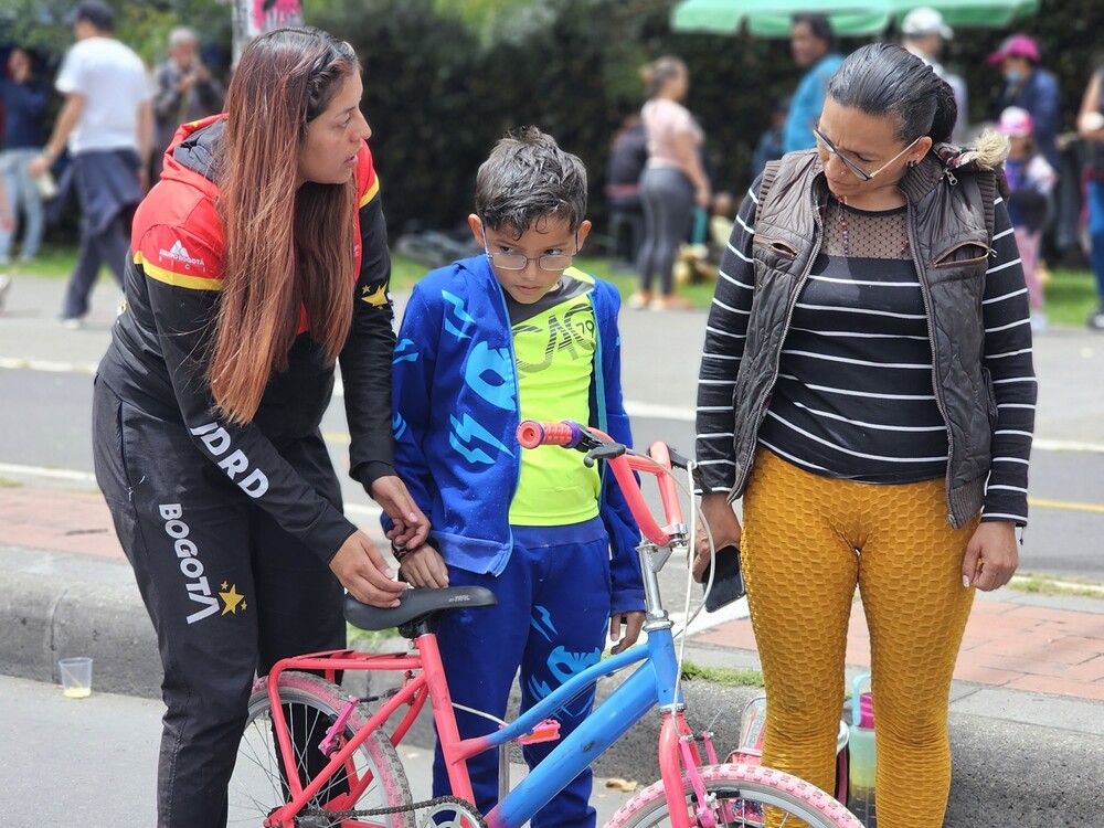 Puntos de Bogotá en Bici en la Ciclovía