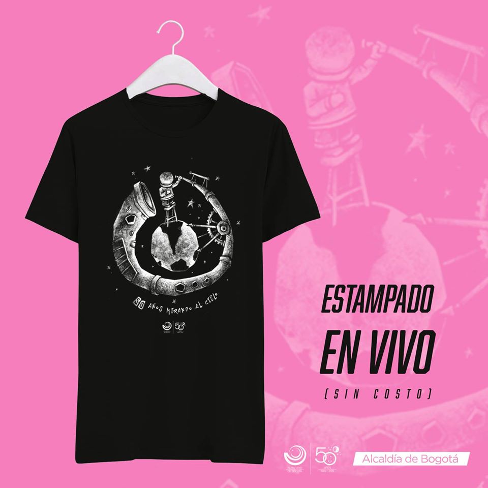 Estampados gratis en el Planetario de Bogotá