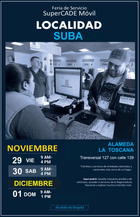 SuperCADE Móvil Suba
