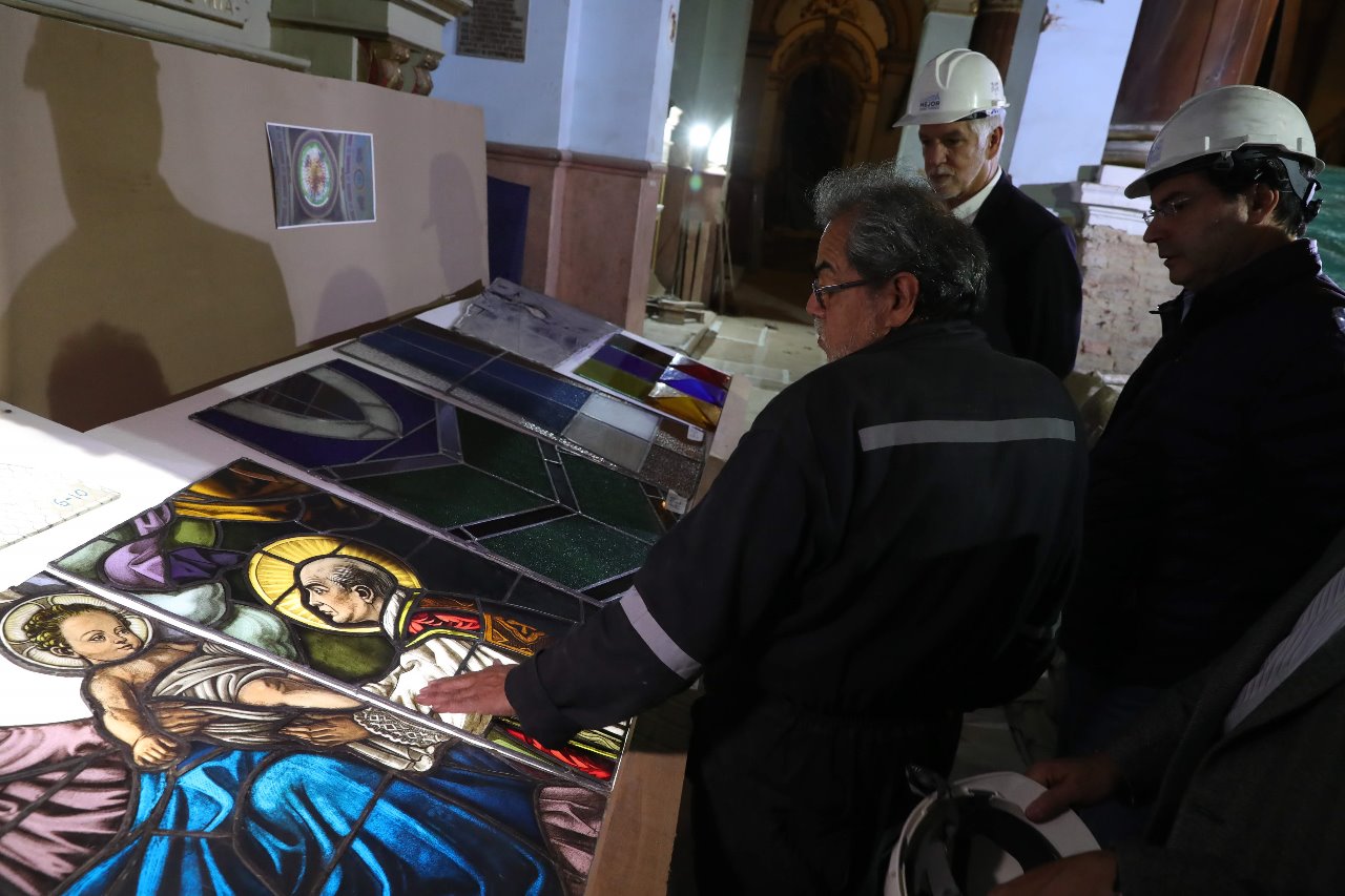 Iluminación de la Cúpula de la Basílica del Voto Nacional - FOTO: Consejería de Comunicaciones
