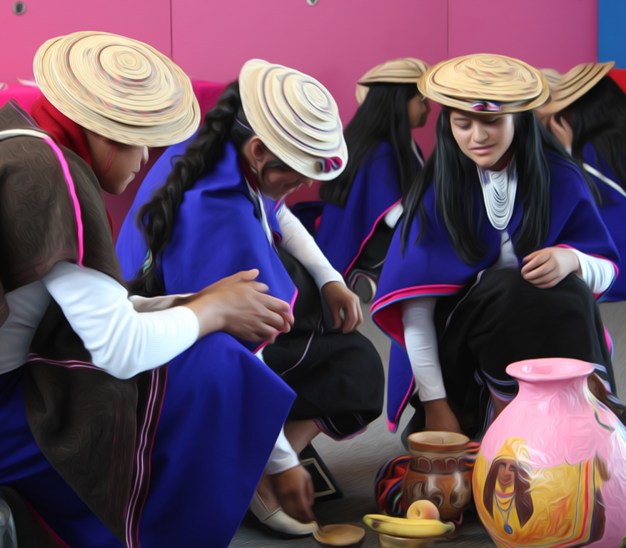 Ceremonia Misak, Feria del Libro 2019 - Foto: Jorge