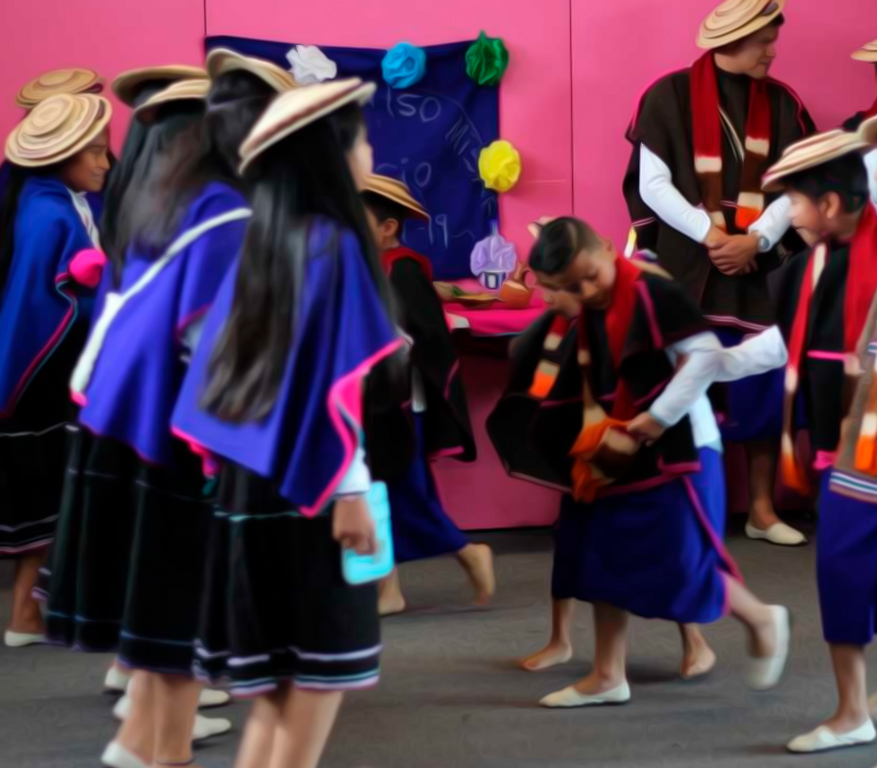 Ceremonia ritual para enterrar a los niños - Foto: Jorge Farinango, Idartes.