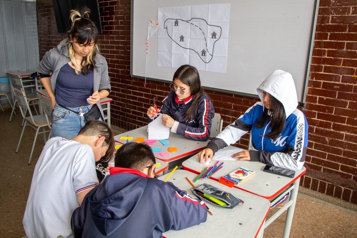 Gestores para la Convivencia Escolar en Bogotá. Foto: Secretaría de Educación del Distrito ​​​​​​