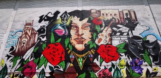 Graffiti en Teusaquillo.