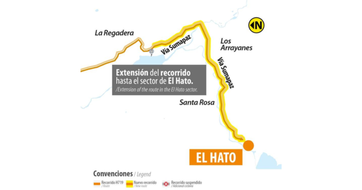 Nueva ruta llega a zona rural de Usme