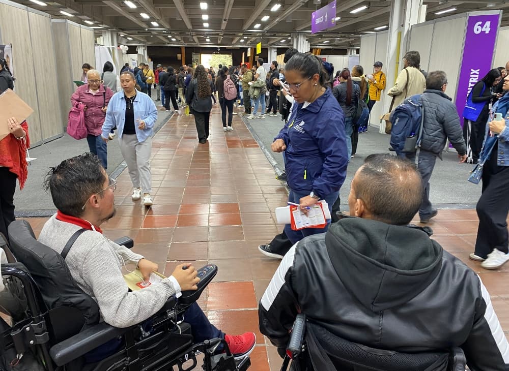 Historias de personas con discapacidad en Megaferia de Empleo Bogotá febrero 2026_ Héctor Barinas 1