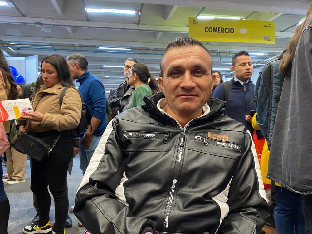 Historias de personas con discapacidad en Megaferia de Empleo Bogotá febrero 2026_ Héctor Barinas 2