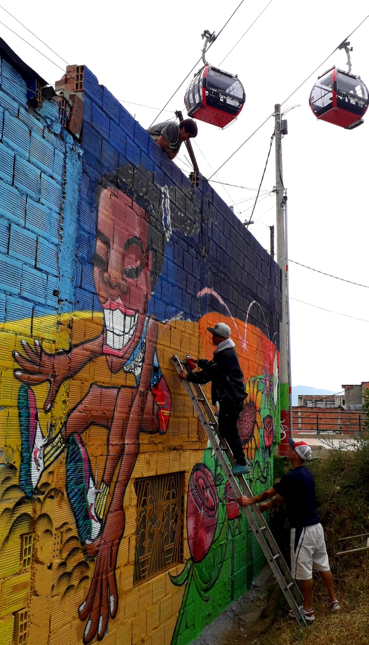 Mural localidad Ciudad Bolívar- FOTO: Prensa IDPAC
