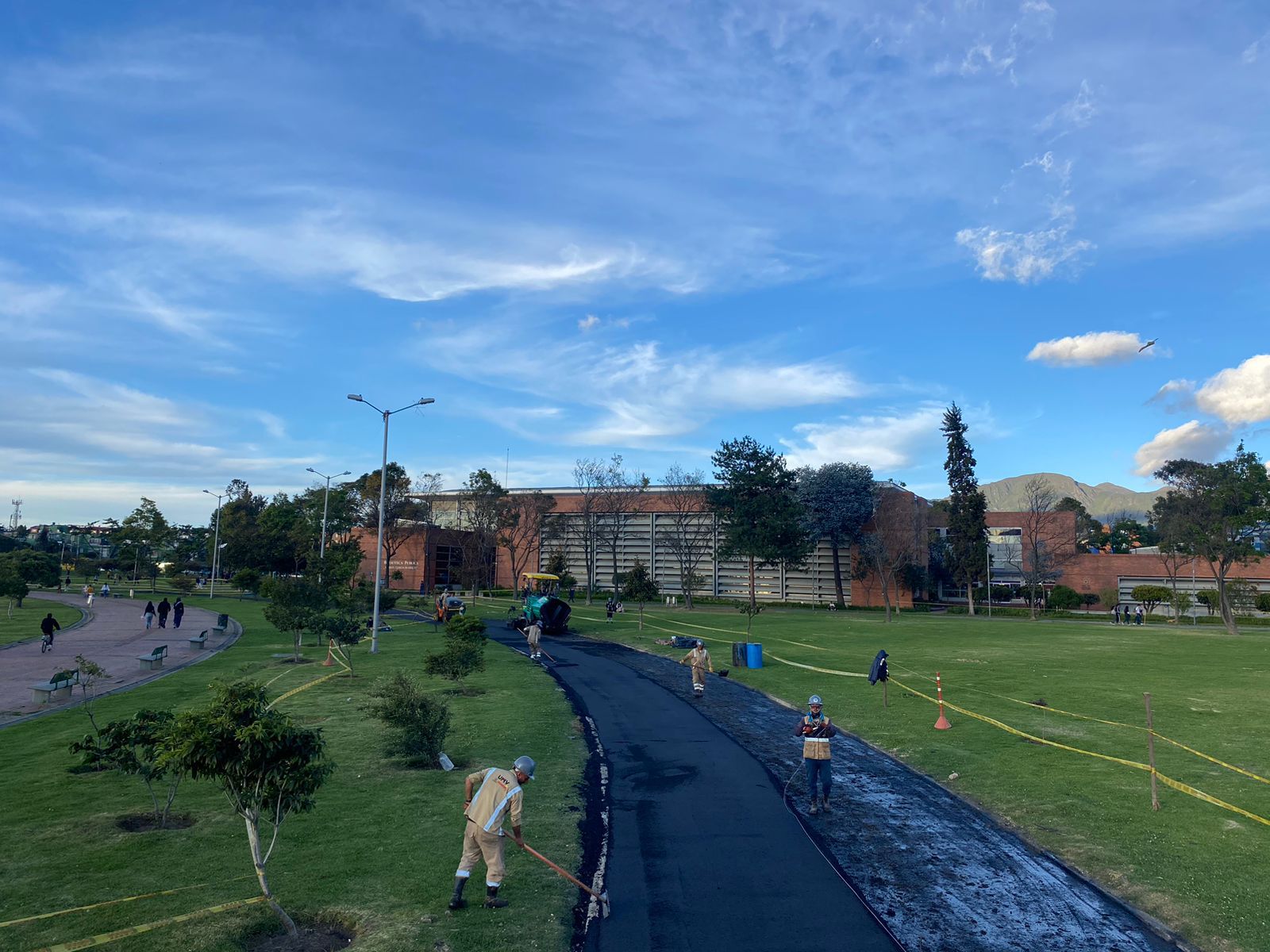 Movilidad Bogotá la UMV entrega la ciclorruta del parque El Tunal