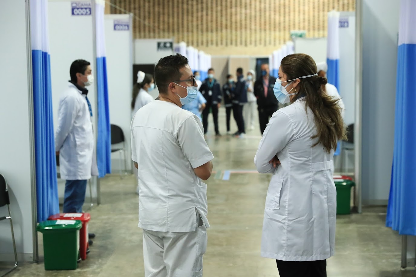 Bogota's increased ICU capacity 