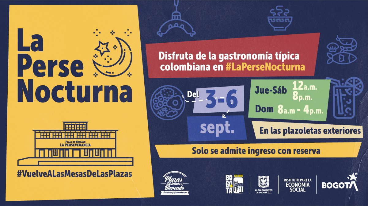 Festival Gastronómico La Perse nocturna’ en ‘Bogotá a cielo abierto’ 