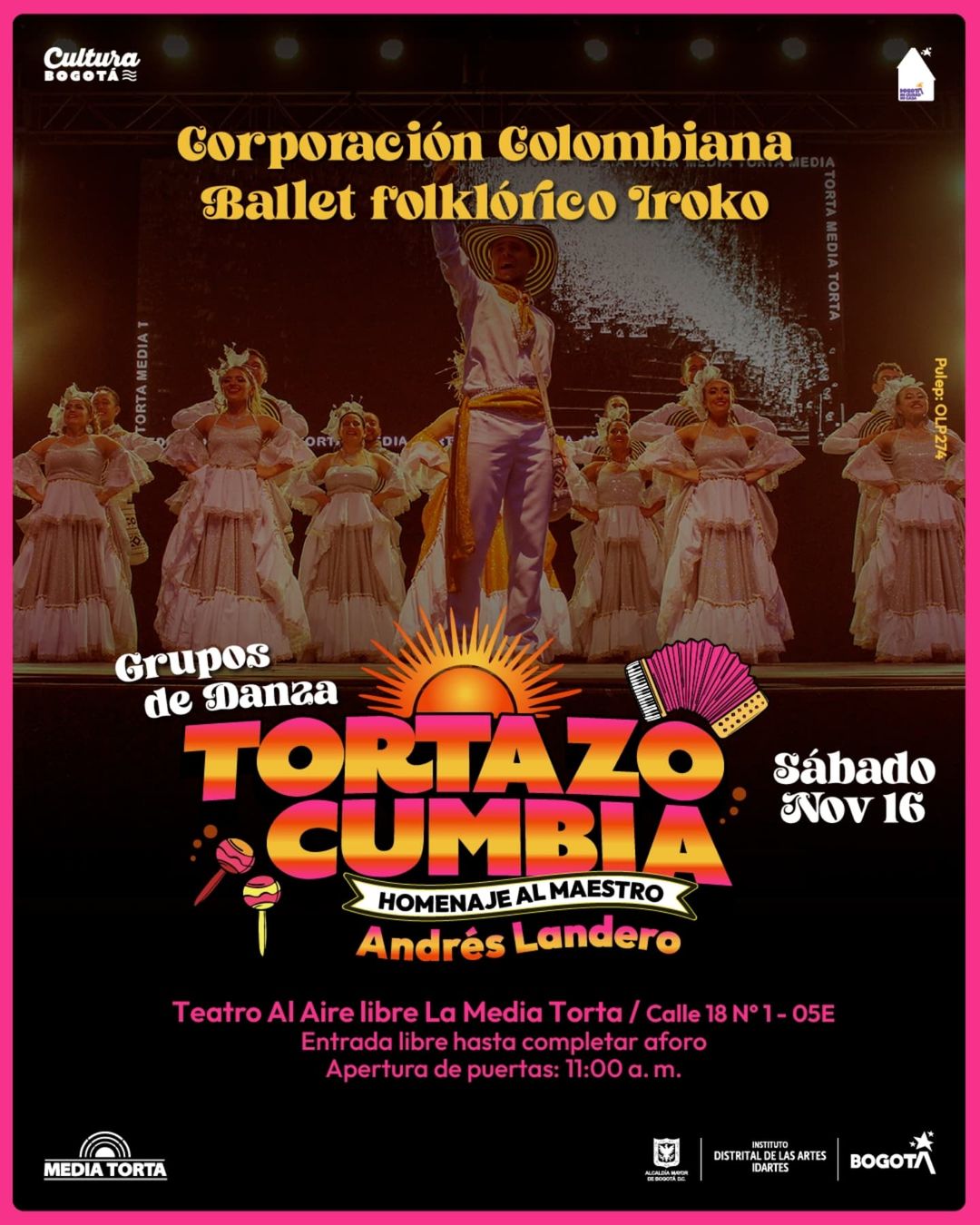 Tortazo de cumbia en Bogotá 