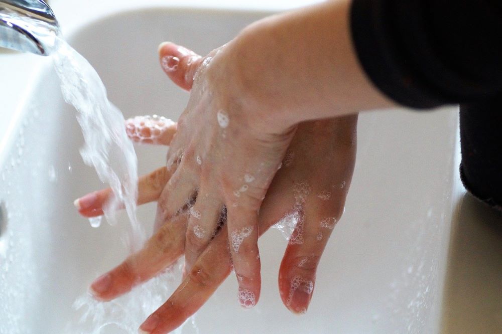 Imagen de lavado de manos.