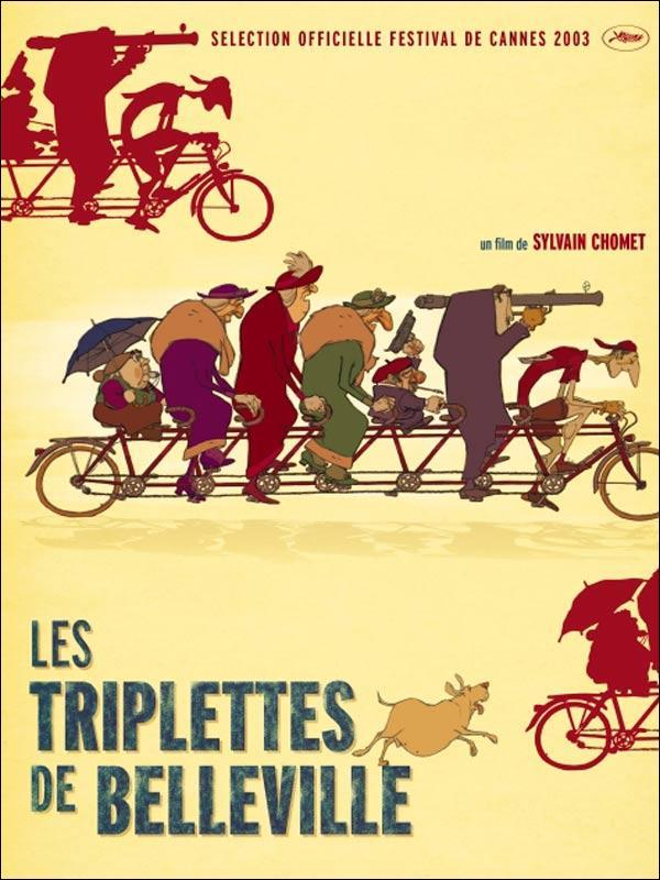 Las trillizas de Belleville (Dir. Sylvain Chomet, 2003) Francia. 80 min.