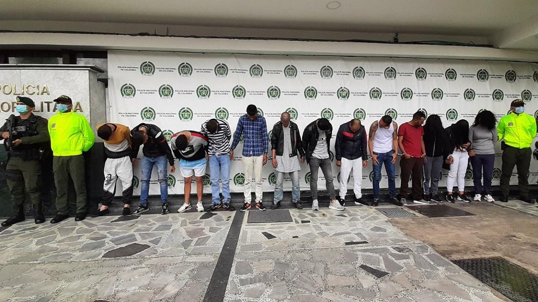 banda Los Camilos - Foto:prensa Policía de Bogotá