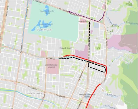 Cierres y desvíos por UCI Gran Fondo World Series Bogotá 2025