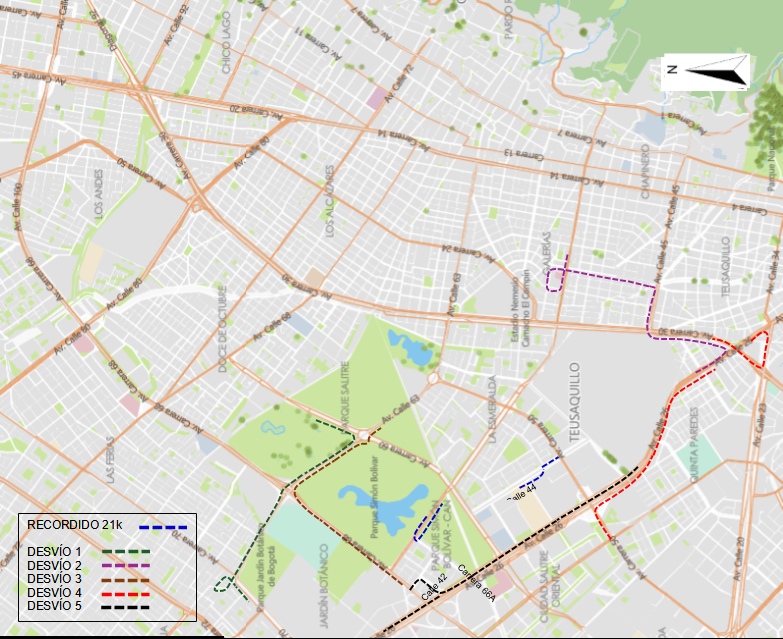 Movilidad en Bogotá cierres y desvíos por la Carrera de la Mujer 