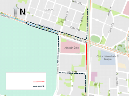 Cierres y desvíos Carrera Atlética del Servicio Civil Bogotá 2026