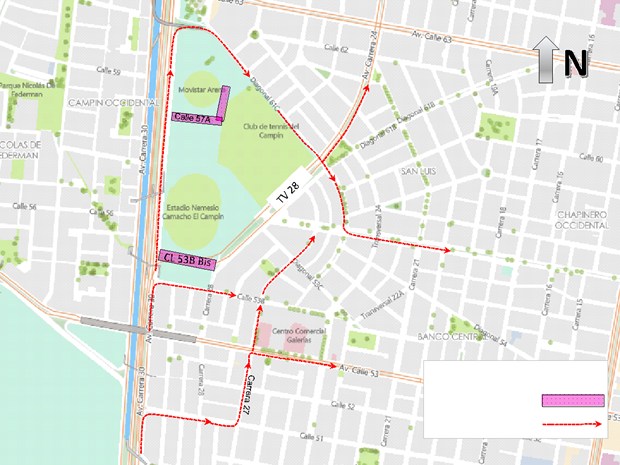 Cierres y desvíos para el concierto de J Balvin en Bogotá 2025