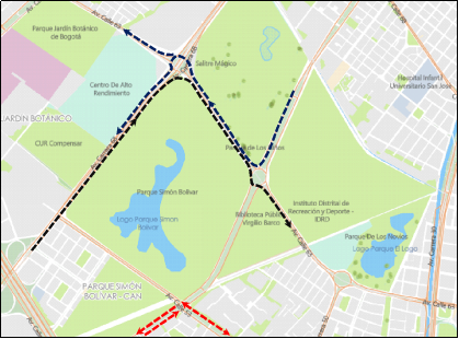 Cierres y desvíos viales por la Carrera de las Rosas 2026 Bogotá 