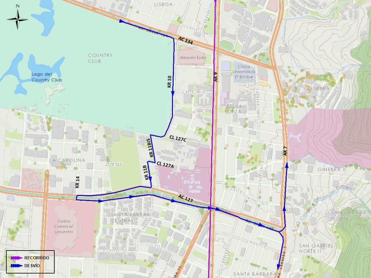 Conoce los cierres viales y desvíos por la carrera Allianz 15K en Bogotá 