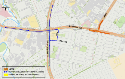 Conectante de la autopista Sur con avenida carrera 68 Bogotá